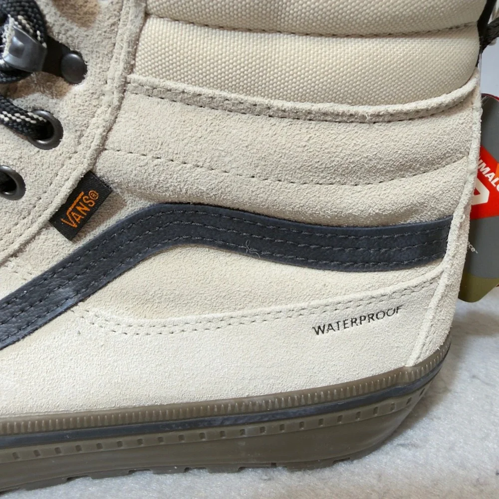 Vans Sk8-Hi MTE-2 Mens Tan Black New Waterproof Primaloft Sneaker Boots